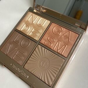 LIMITED EDITION- NEW Charlotte Tilbury Nudegasm Face Palette - Warm Tones